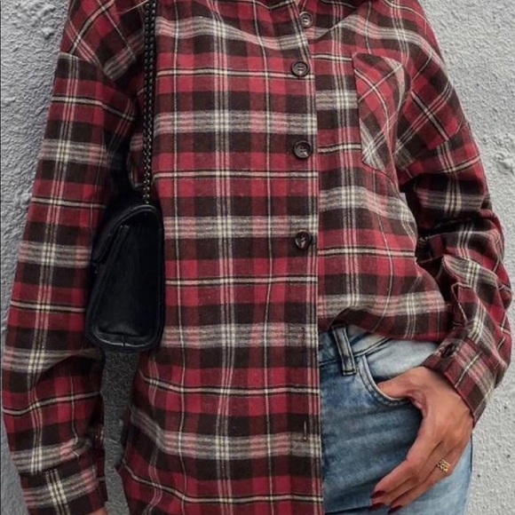 Jackets & Blazers - ✨LAST ONE✨ Plaid Shacket